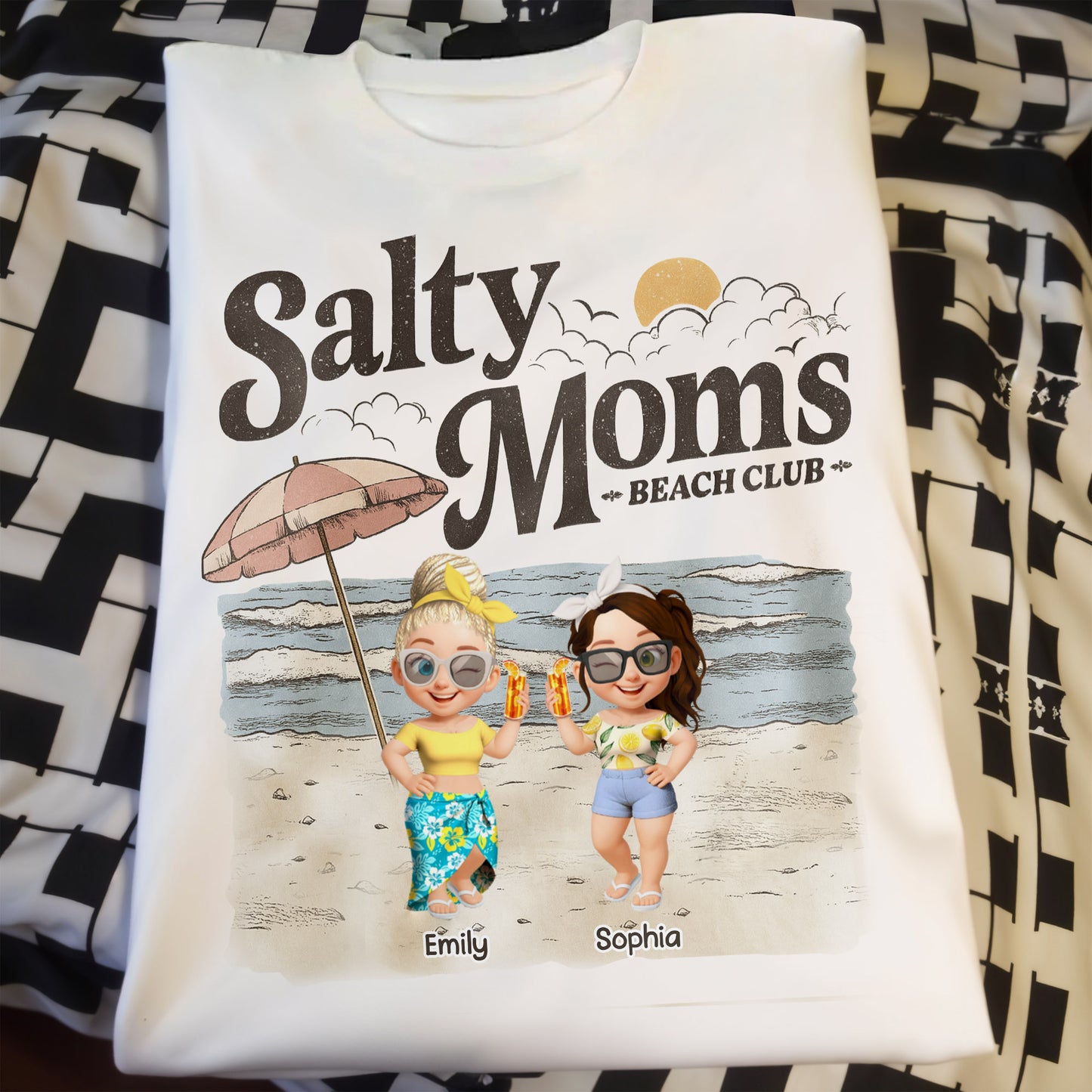 Salty Moms Beach Club Fun Summer Design