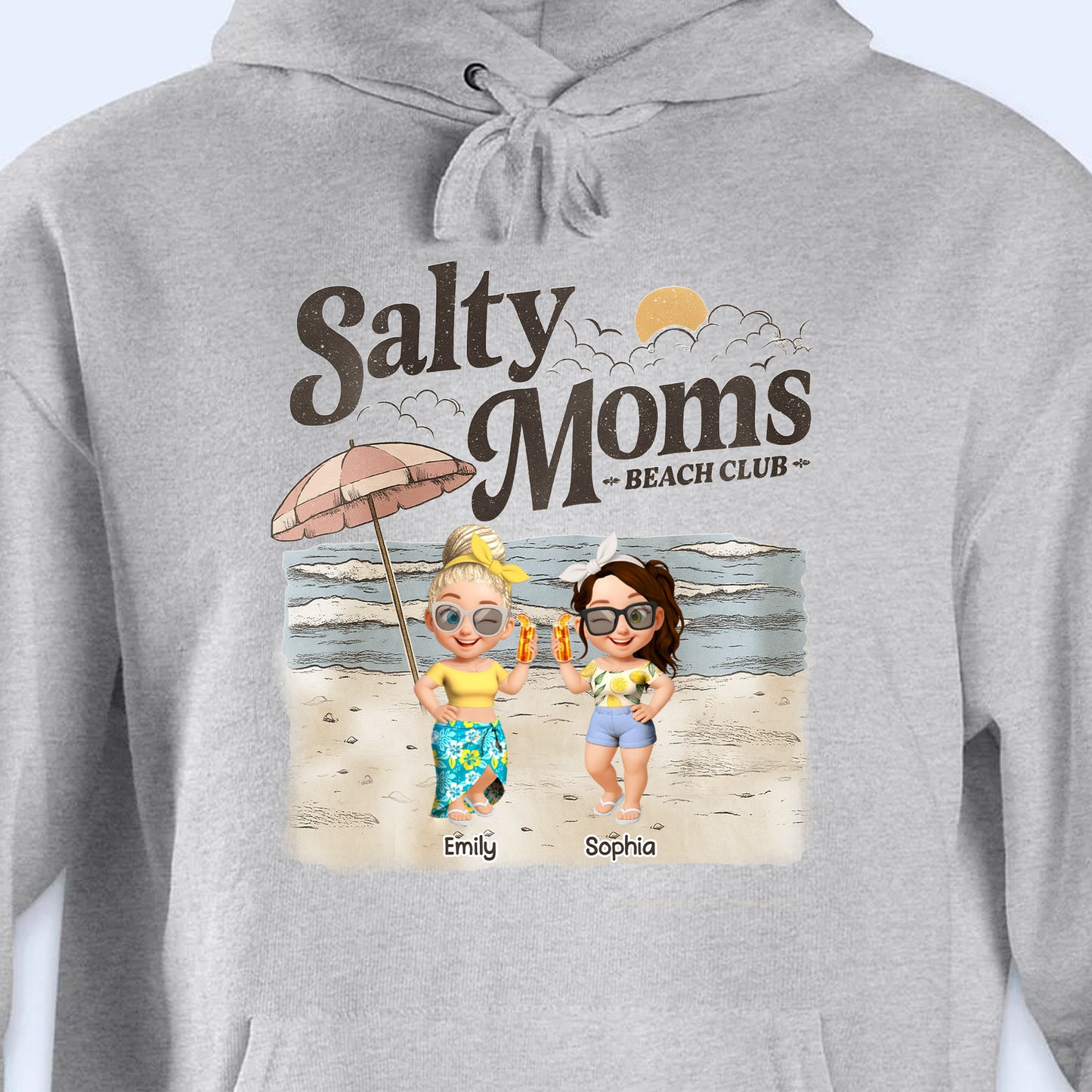 Salty Moms Beach Club Fun Summer Design