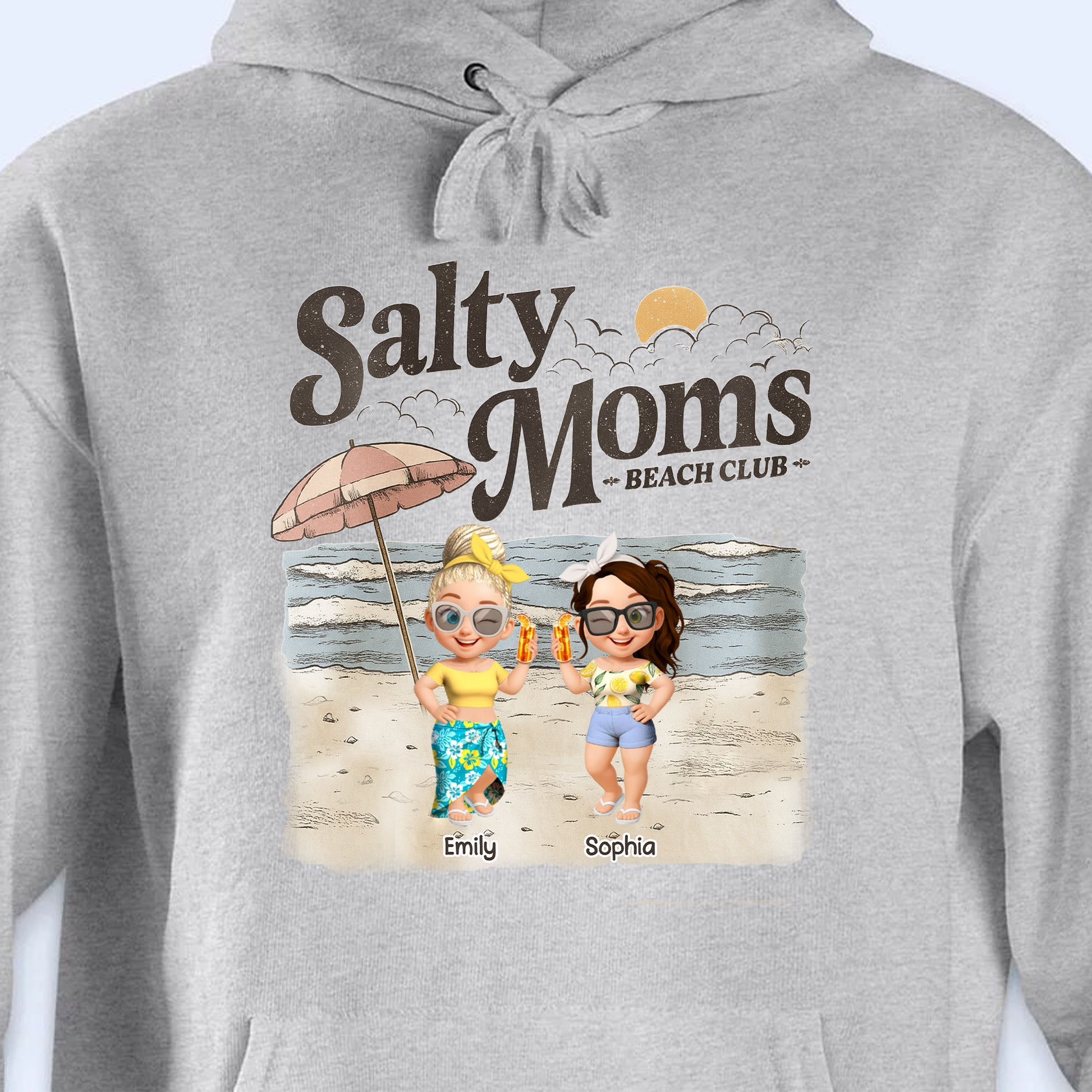 Salty Moms Beach Club Fun Summer Design