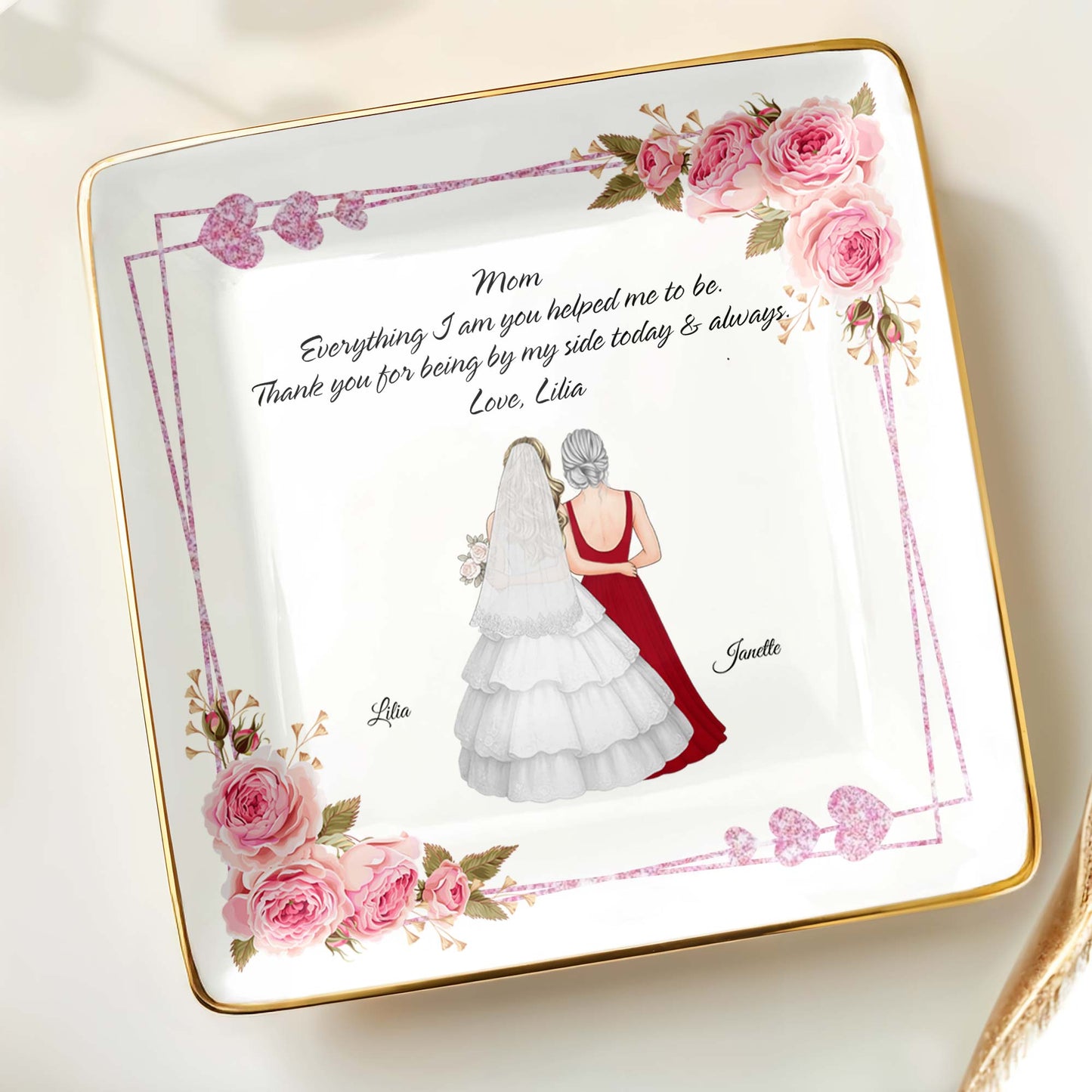 Everything I Am You Helped Me To Be, Flowers, Woman In Wedding Dress