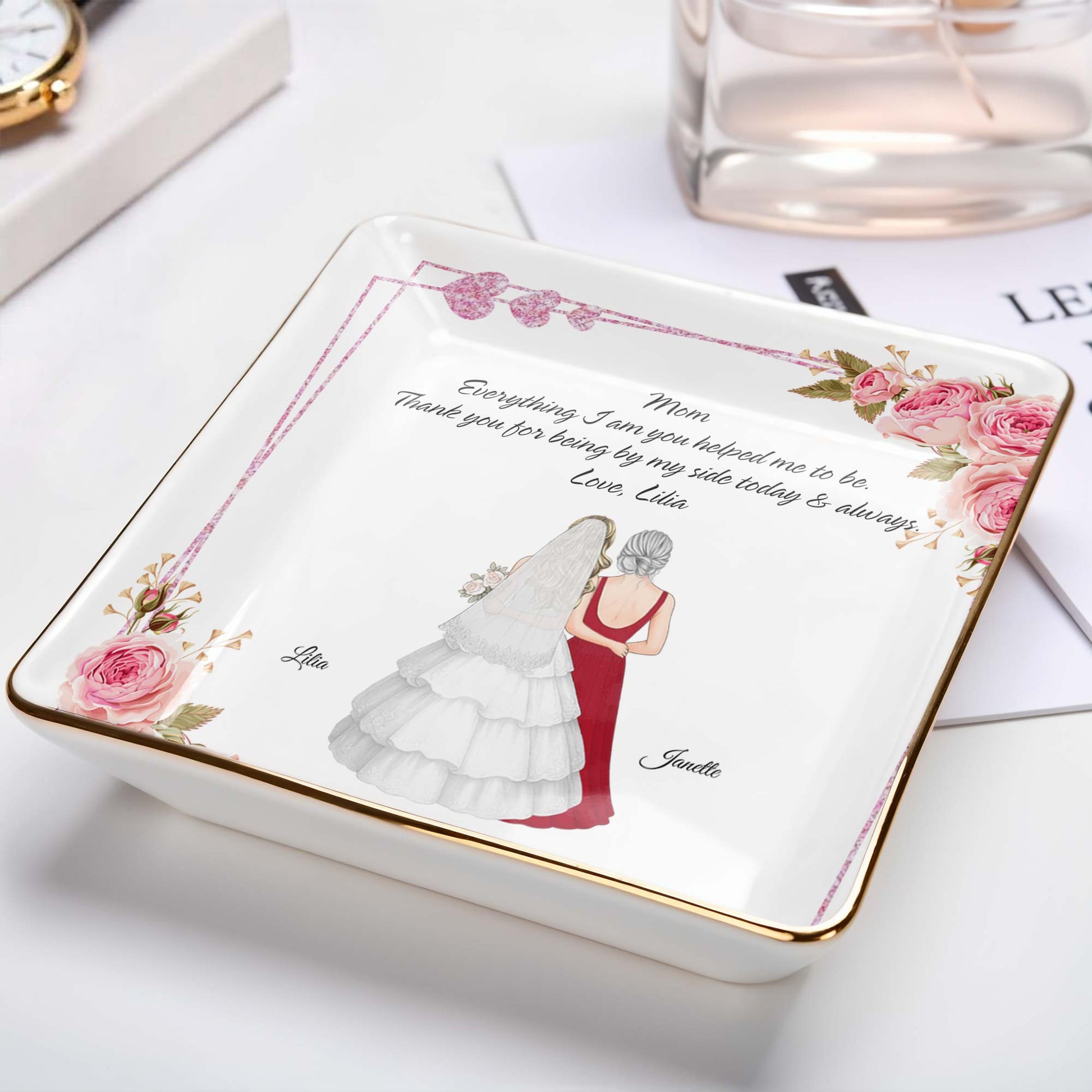 Everything I Am You Helped Me To Be, Flowers, Woman In Wedding Dress