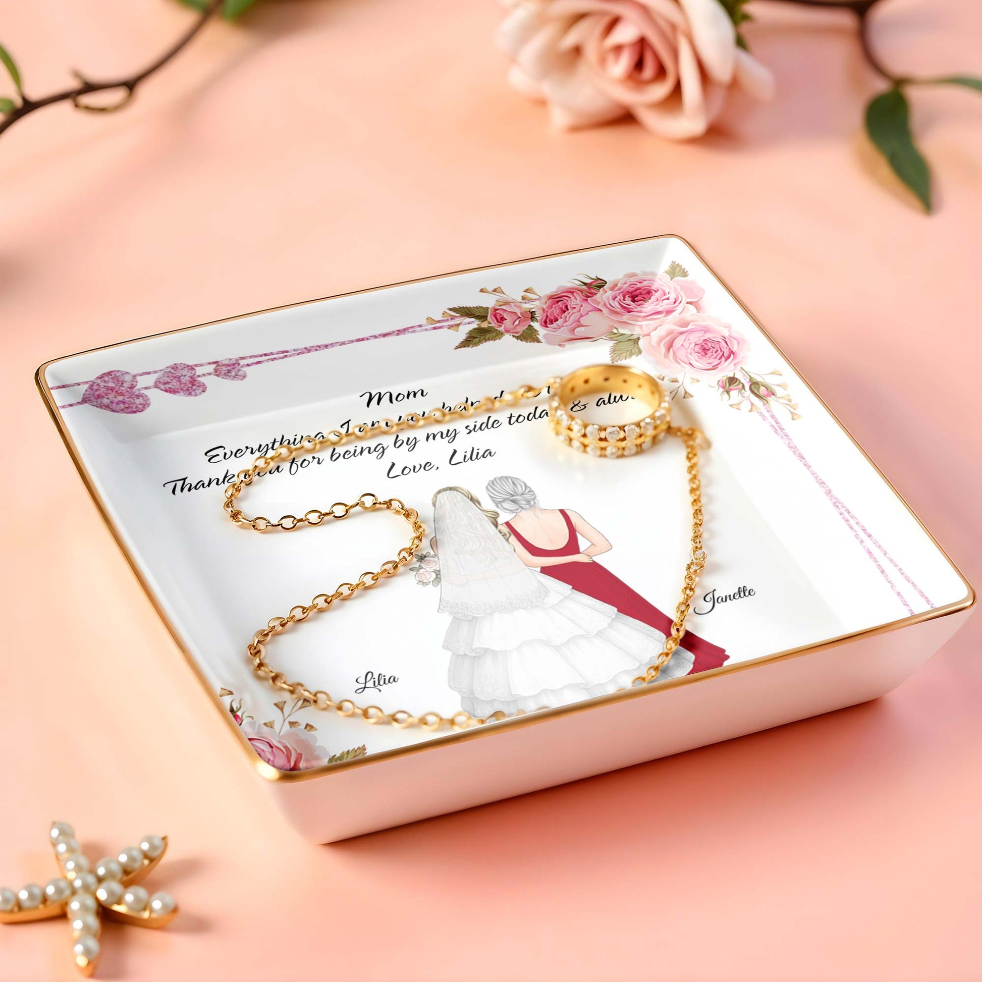 Everything I Am You Helped Me To Be, Flowers, Woman In Wedding Dress