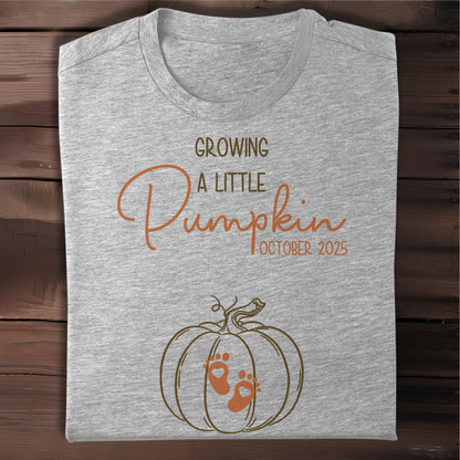 Growing a Little Pumpkin Footprints Design