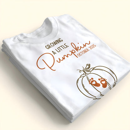 Growing a Little Pumpkin Footprints Design