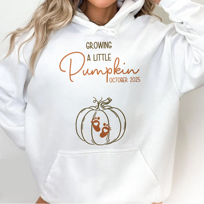 Growing a Little Pumpkin Footprints Design