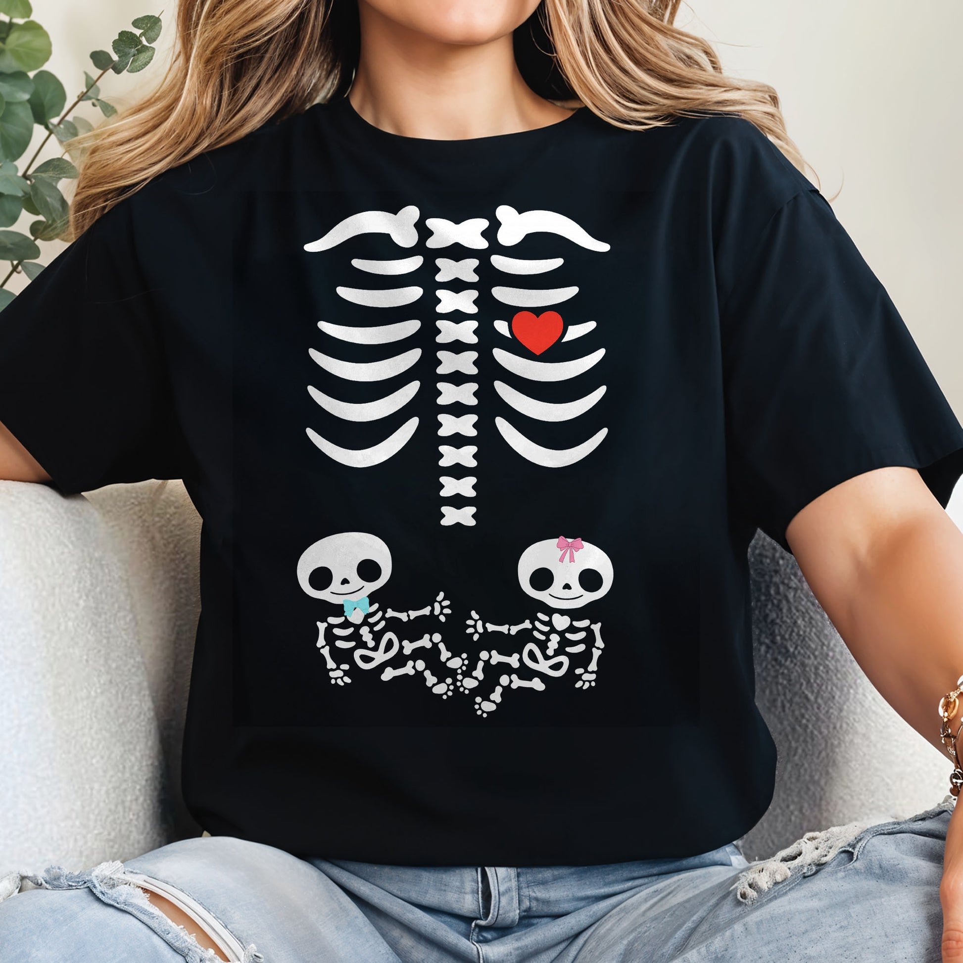 To My Forever Love, I Love You To The Moon And Back, Skeleton Heart Design