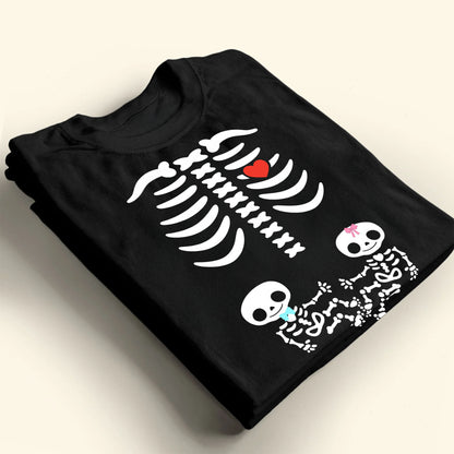 To My Forever Love, I Love You To The Moon And Back, Skeleton Heart Design