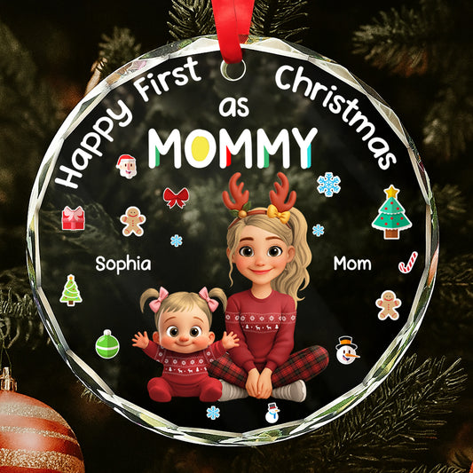 Happy First Christmas As Mommy, Featuring Holiday Icons