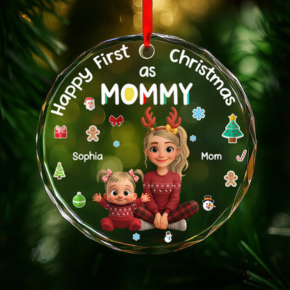 Happy First Christmas As Mommy, Featuring Holiday Icons