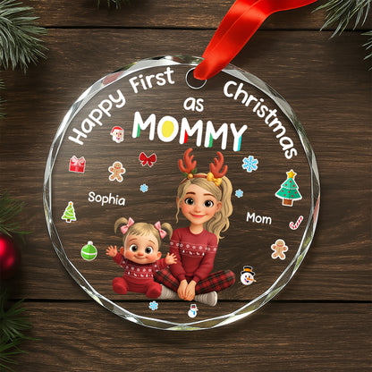 Happy First Christmas As Mommy, Featuring Holiday Icons