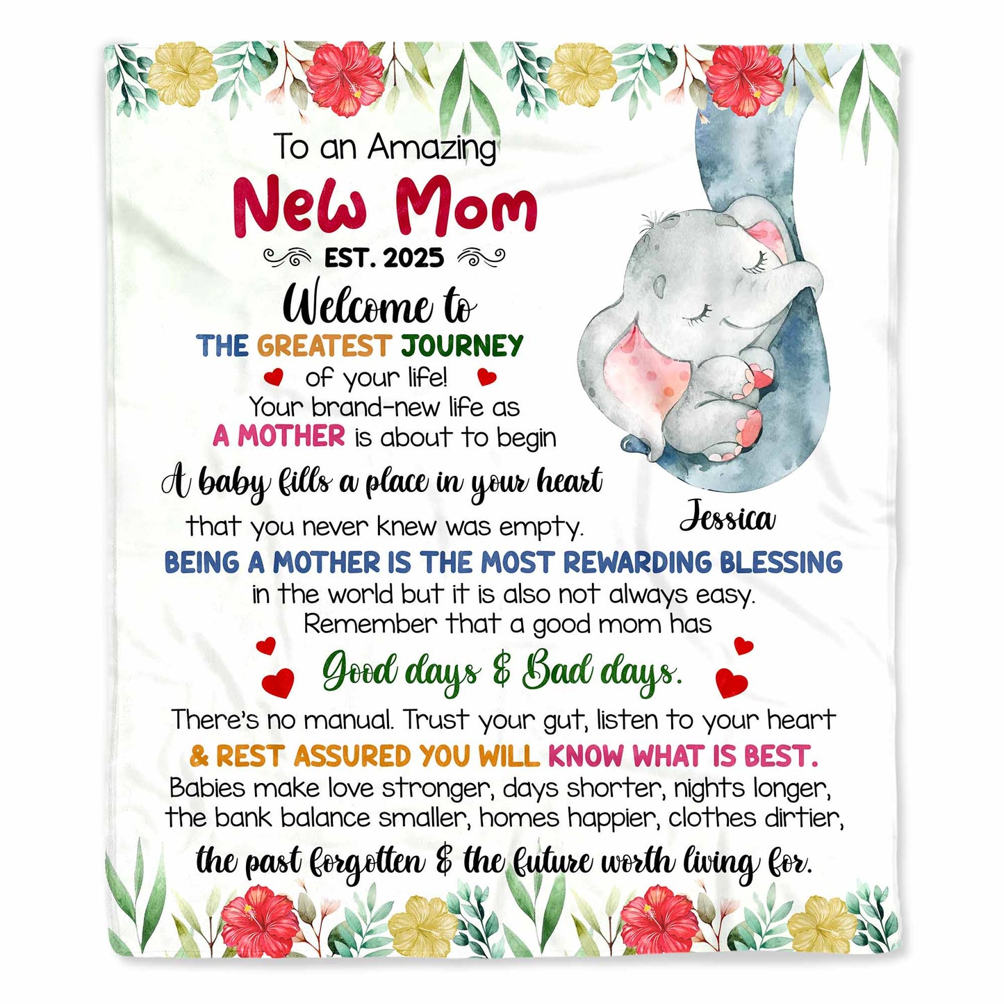 To An Amazing New Mom, Welcome To The Greatest Journey