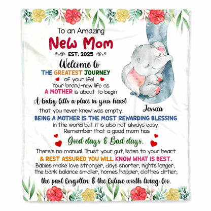 To An Amazing New Mom, Welcome To The Greatest Journey