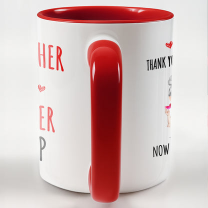 Dear Mom, Thank You For Sharing Your DNA, Cartoon Hearts And Arrows