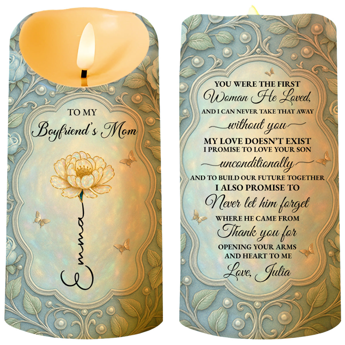 To My Boyfriend's Mom, Love And Promises