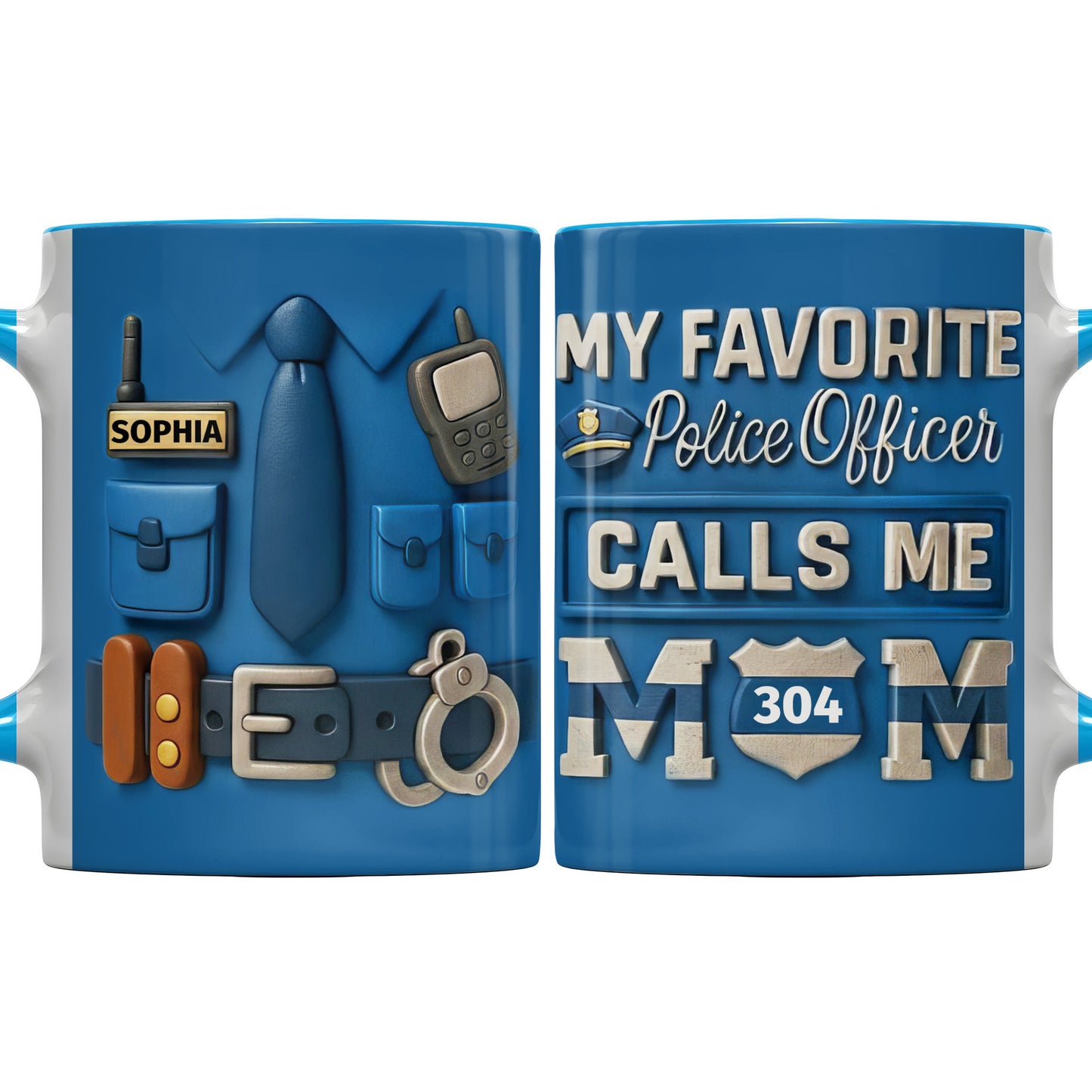 Customize With Your Name, Accessories Like Tie and Badge