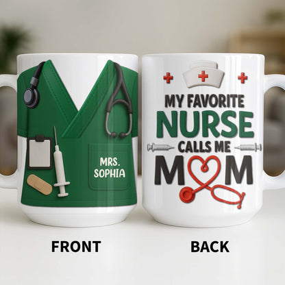 Personalize with Classic Nurse Themes, Stethoscope and Uniform