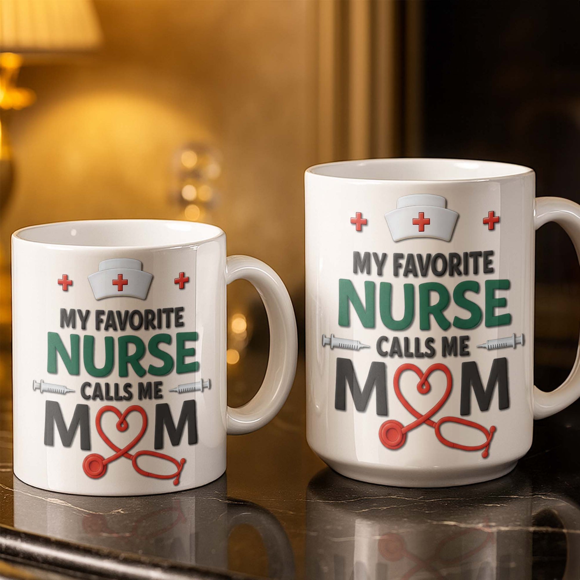Personalize with Classic Nurse Themes, Stethoscope and Uniform