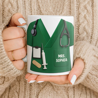 Personalize with Classic Nurse Themes, Stethoscope and Uniform