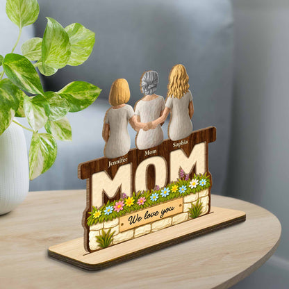 We Love You, Engraved With Flowers