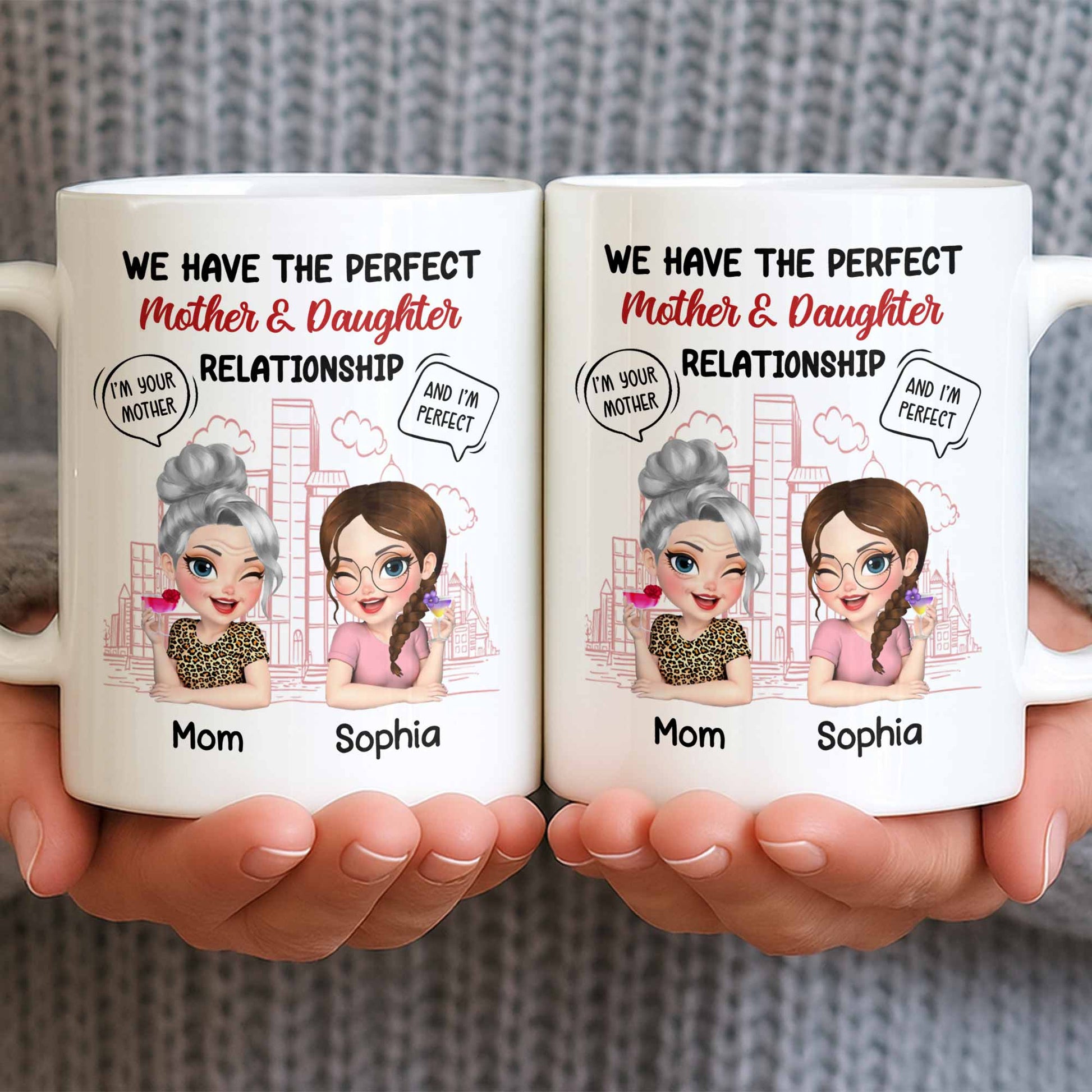 Perfect Mother & Daughter Relationship, Cityscape Design