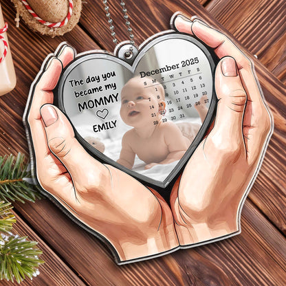 The Day You Became My Mommy, Hands Holding Heart Calendar