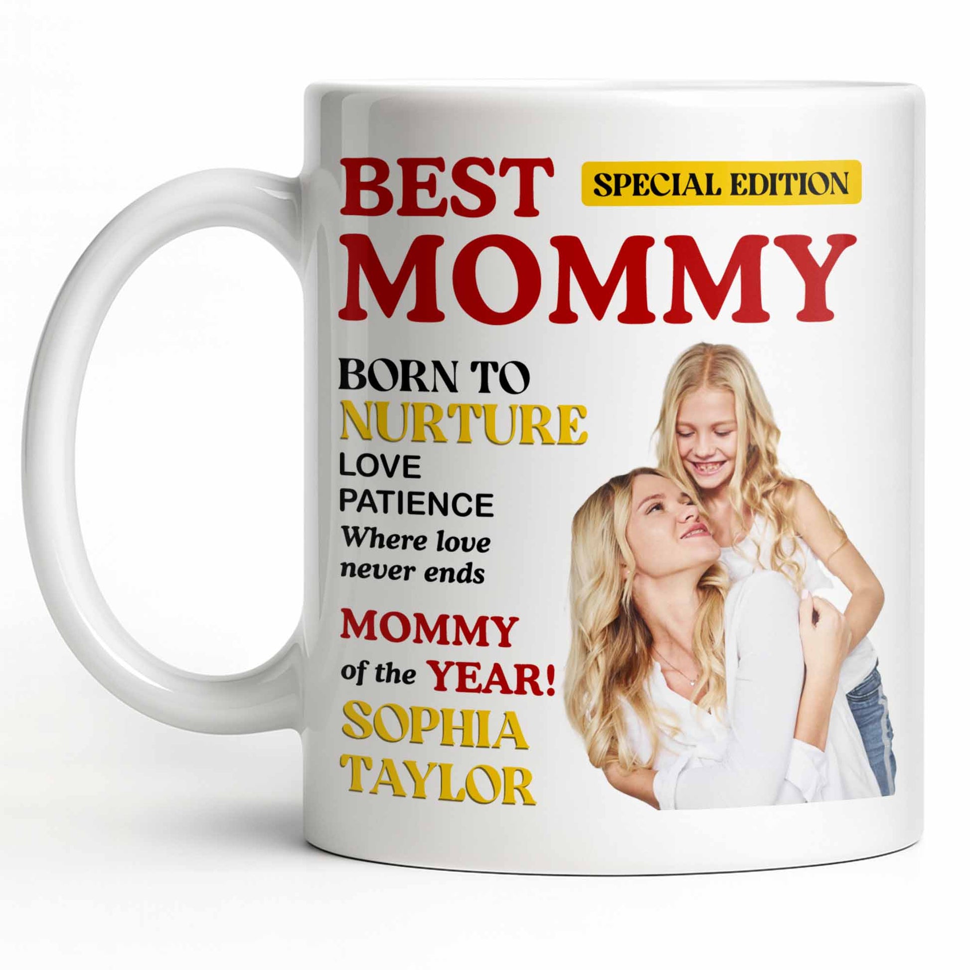 Best Mommy Born To Nurture Love Patience