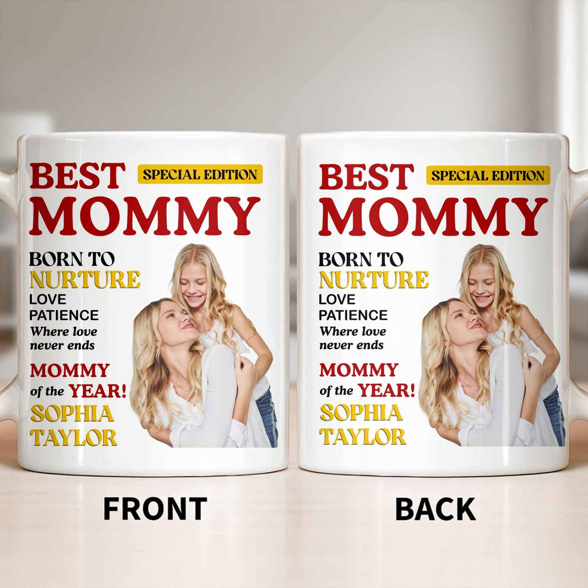 Best Mommy Born To Nurture Love Patience