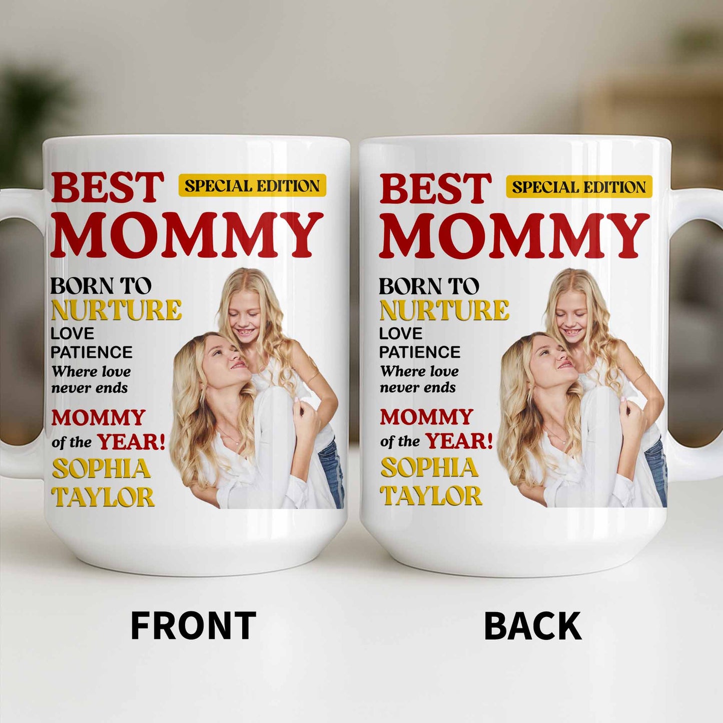 Best Mommy Born To Nurture Love Patience