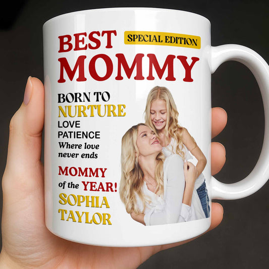 Best Mommy Born To Nurture Love Patience