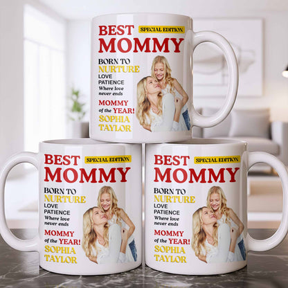 Best Mommy Born To Nurture Love Patience