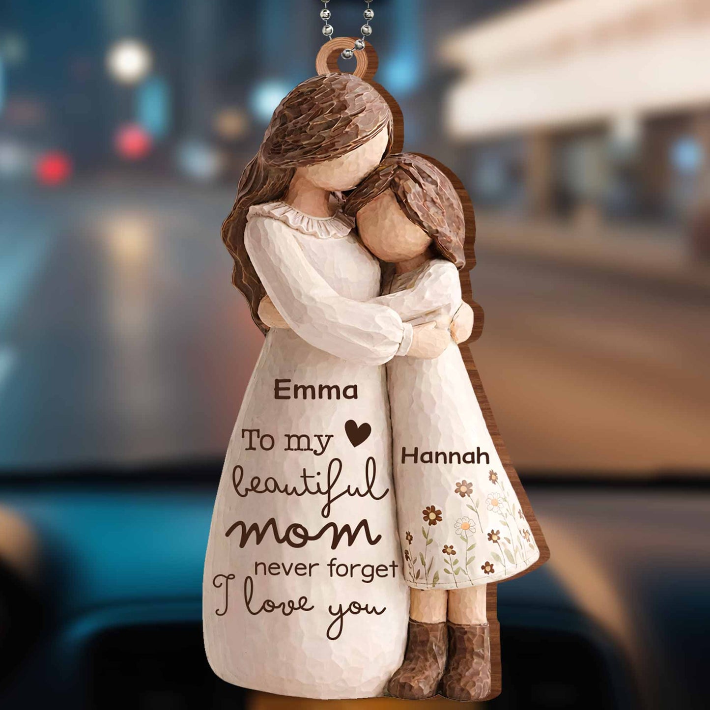 To My Beautiful Mom, Mother And Daughter Embrace