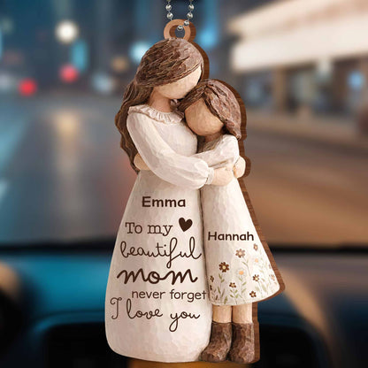 To My Beautiful Mom, Mother And Daughter Embrace