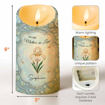 To My Mother-In-Law, Thankful For Your Love, Flower and Butterflies