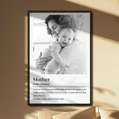 Mother's Warm Embrace, Portrait Of Mother And Child