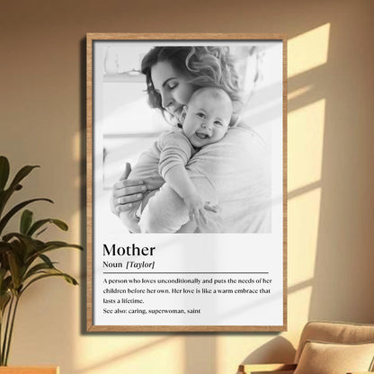 Mother's Warm Embrace, Portrait Of Mother And Child