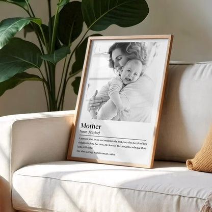 Mother's Warm Embrace, Portrait Of Mother And Child