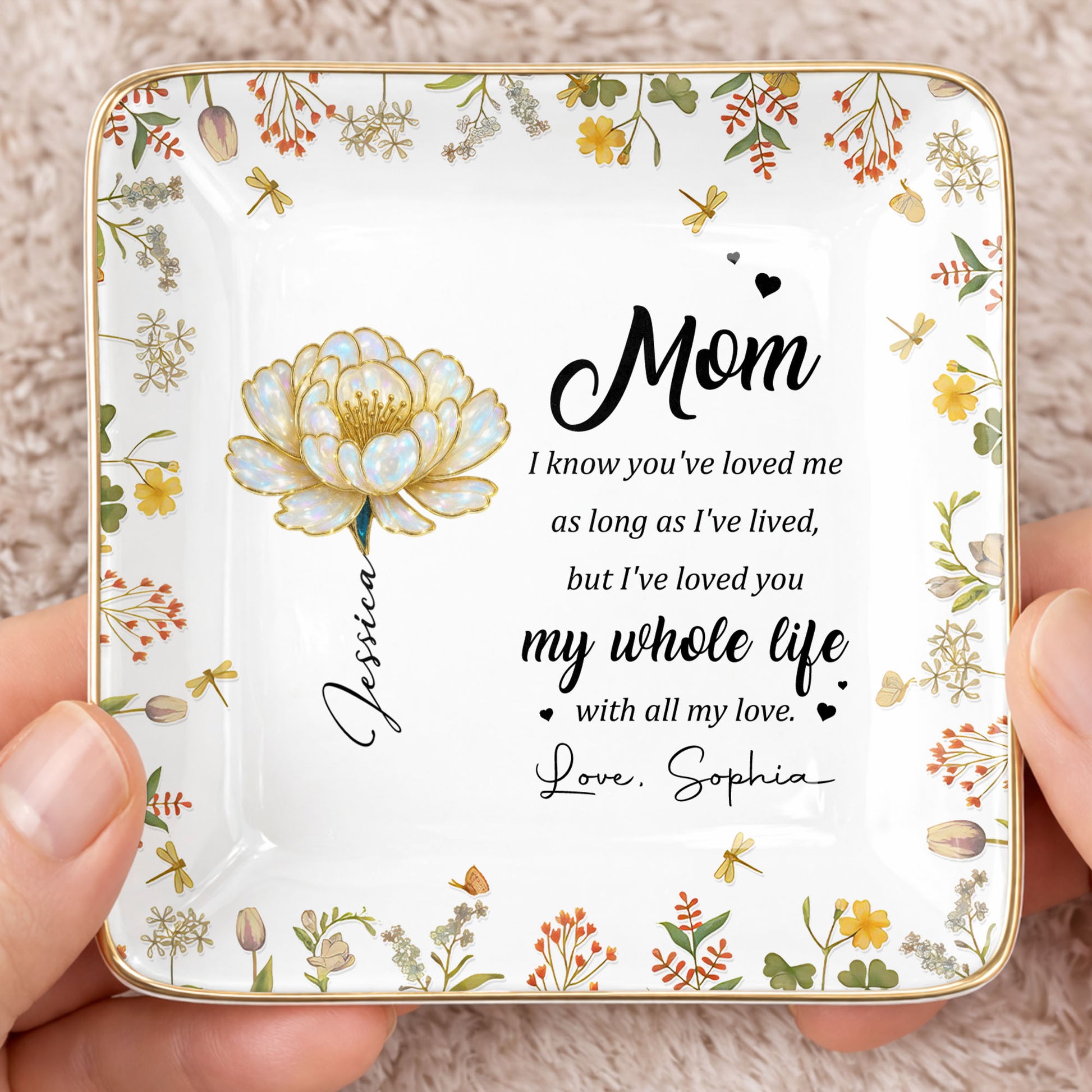 I Know You've Loved Me, Elegant Floral Design