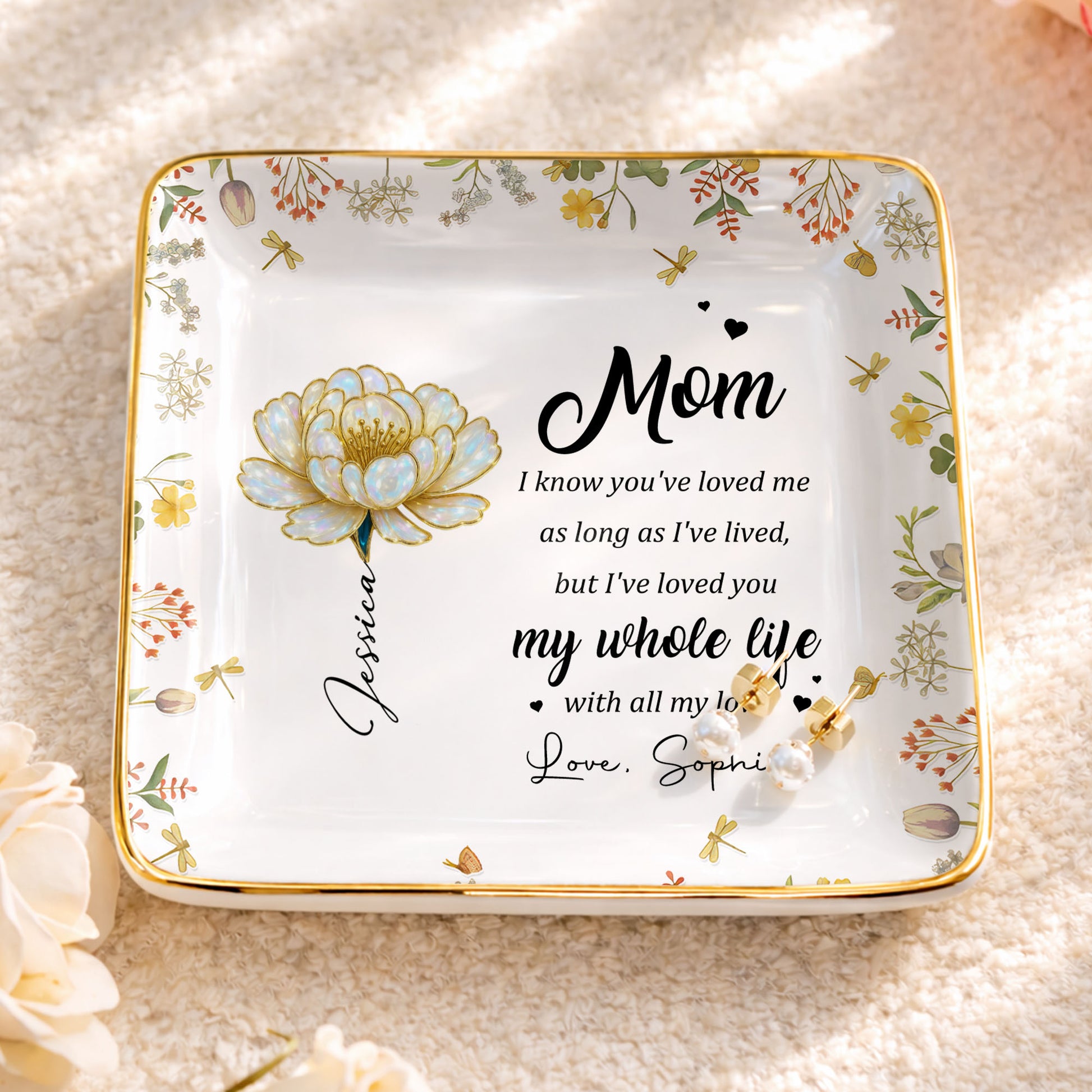 I Know You've Loved Me, Elegant Floral Design