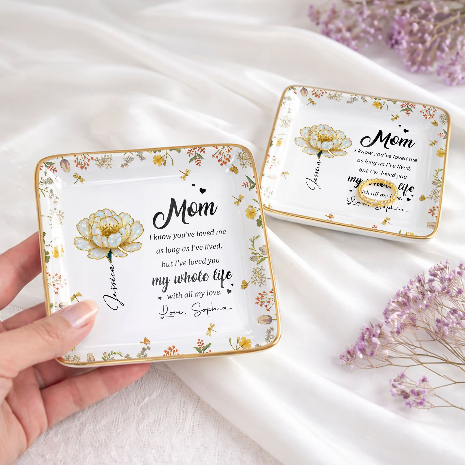 I Know You've Loved Me, Elegant Floral Design