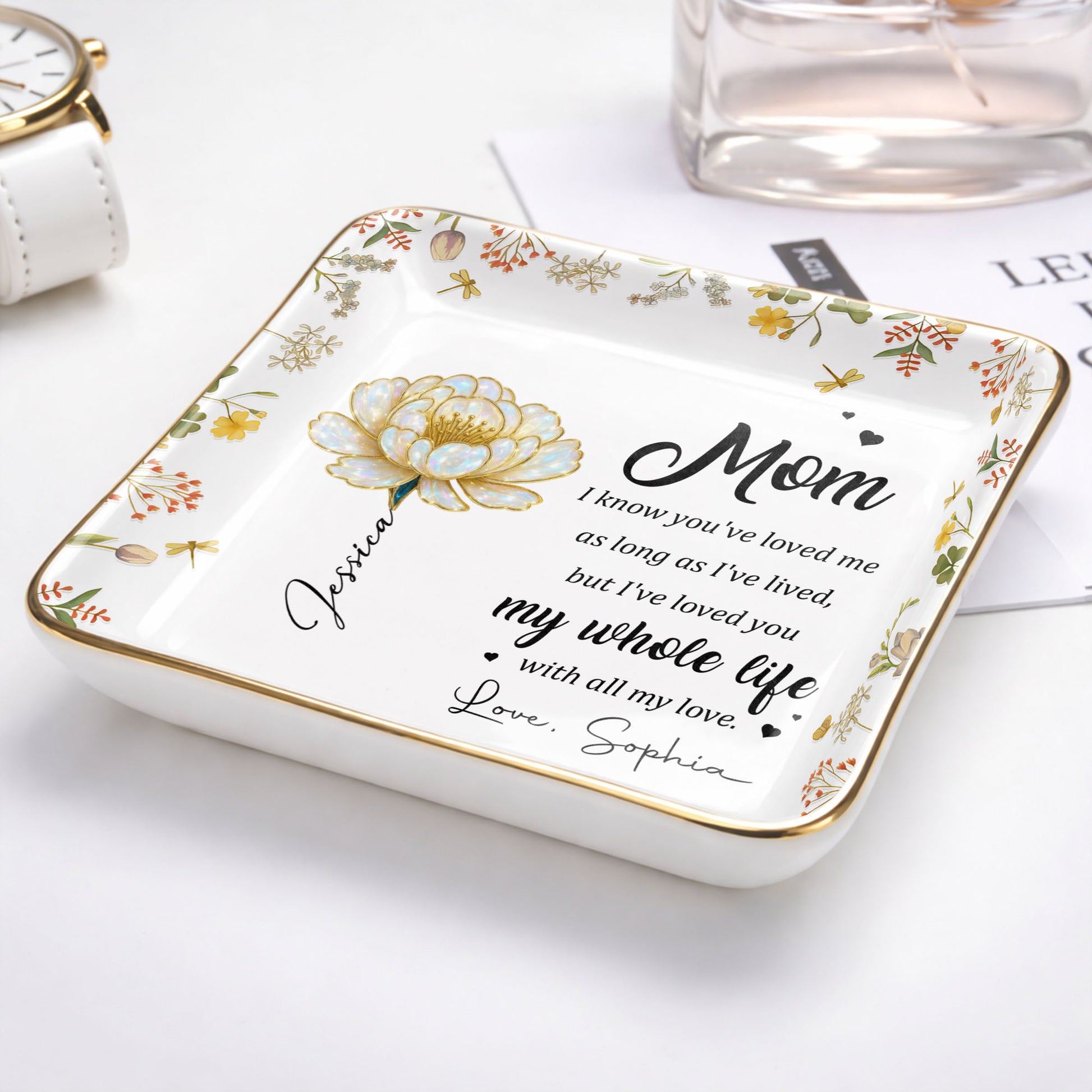 I Know You've Loved Me, Elegant Floral Design