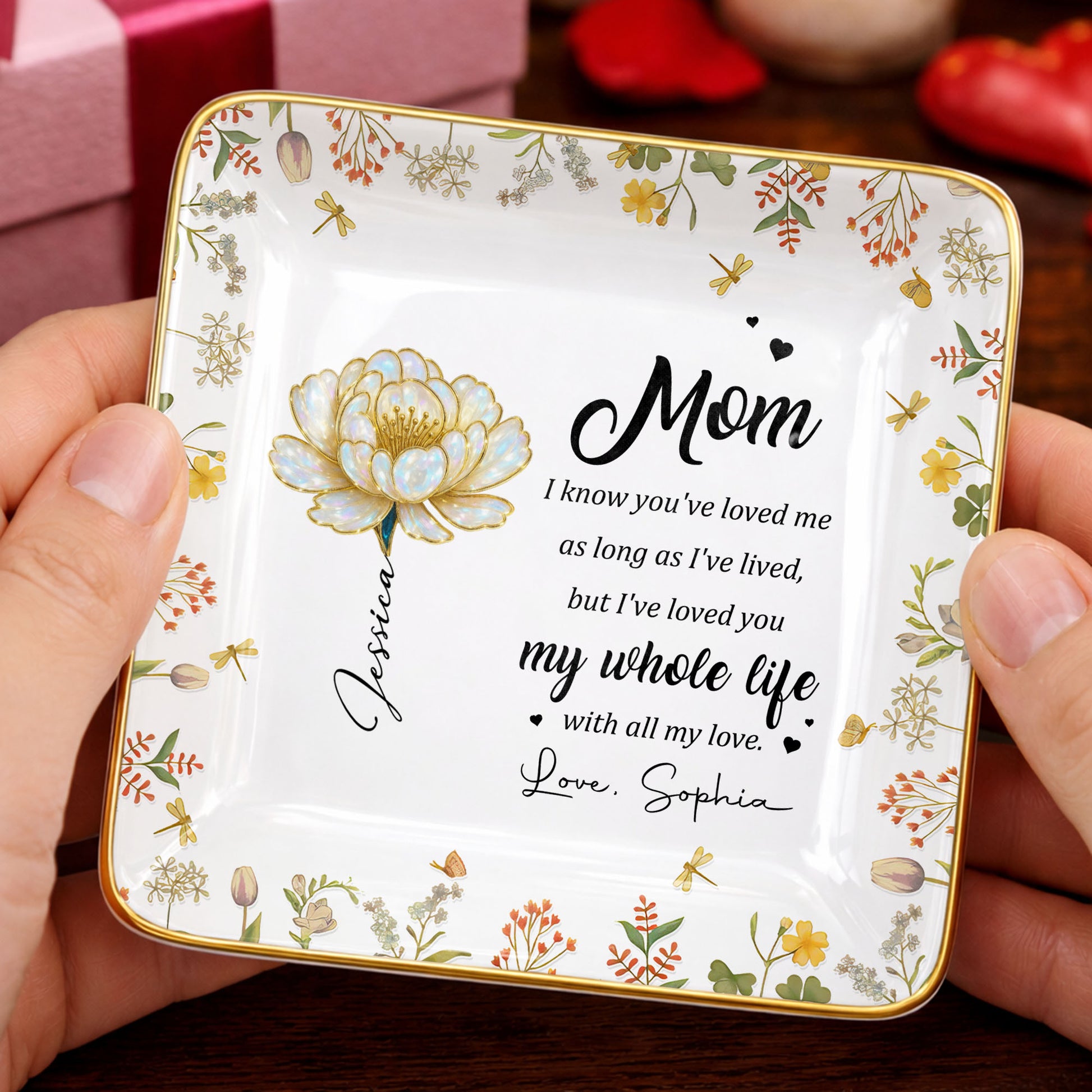 I Know You've Loved Me, Elegant Floral Design