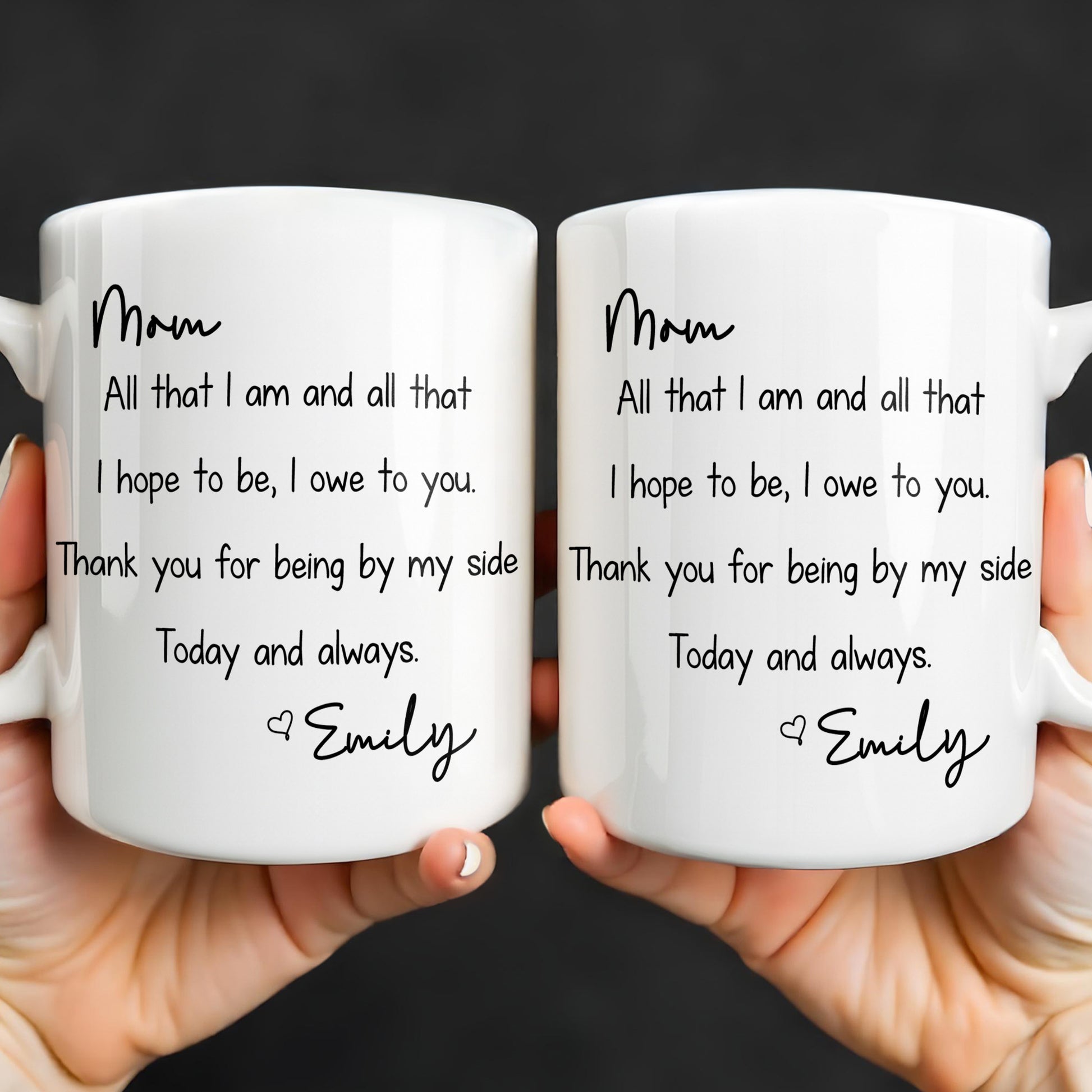 Mom, All That I Am And All That I Hope To Be