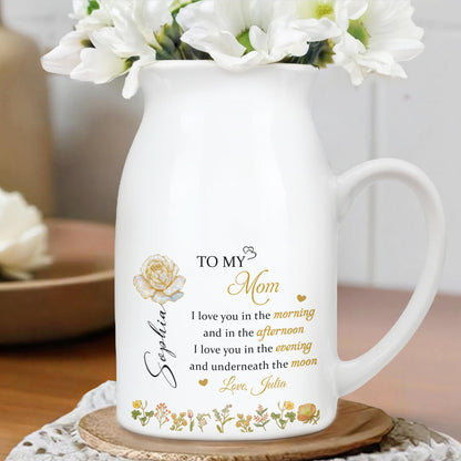 To My Mom, Love You In The Morning, Flowers