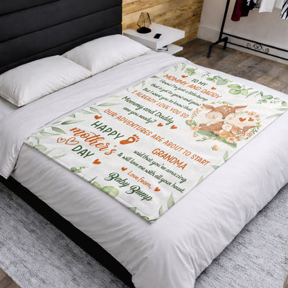 To My Mommy And Daddy Happy Mother's Day Deer And Fawn