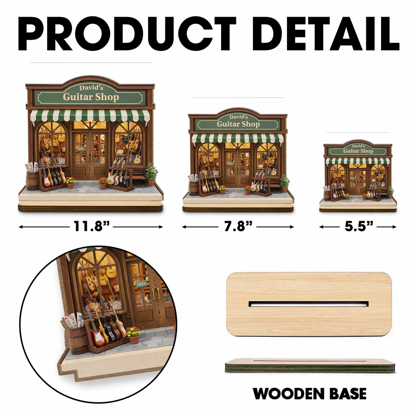 Guitar Shop With Miniature Musical Instruments