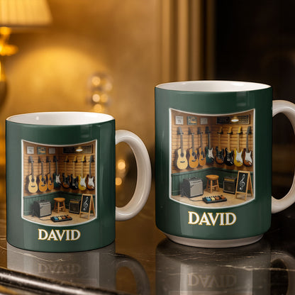 Music Is Life With Collection Of Guitars And Music Room Design