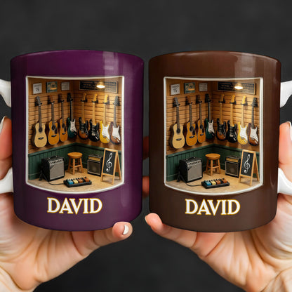 Music Is Life With Collection Of Guitars And Music Room Design