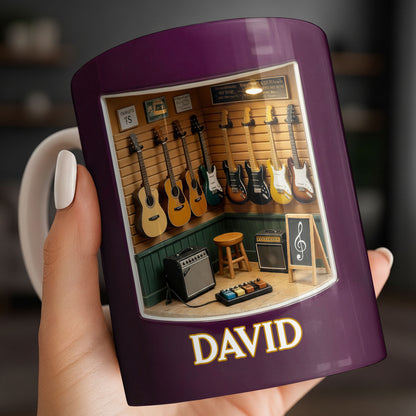 Music Is Life With Collection Of Guitars And Music Room Design