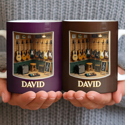 Music Is Life With Collection Of Guitars And Music Room Design