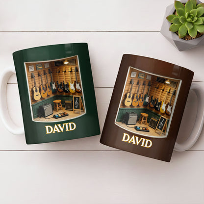 Music Is Life With Collection Of Guitars And Music Room Design